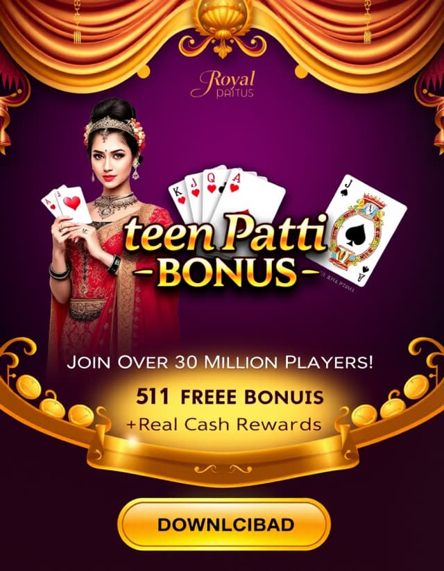 Teen Patti Bonus Banner